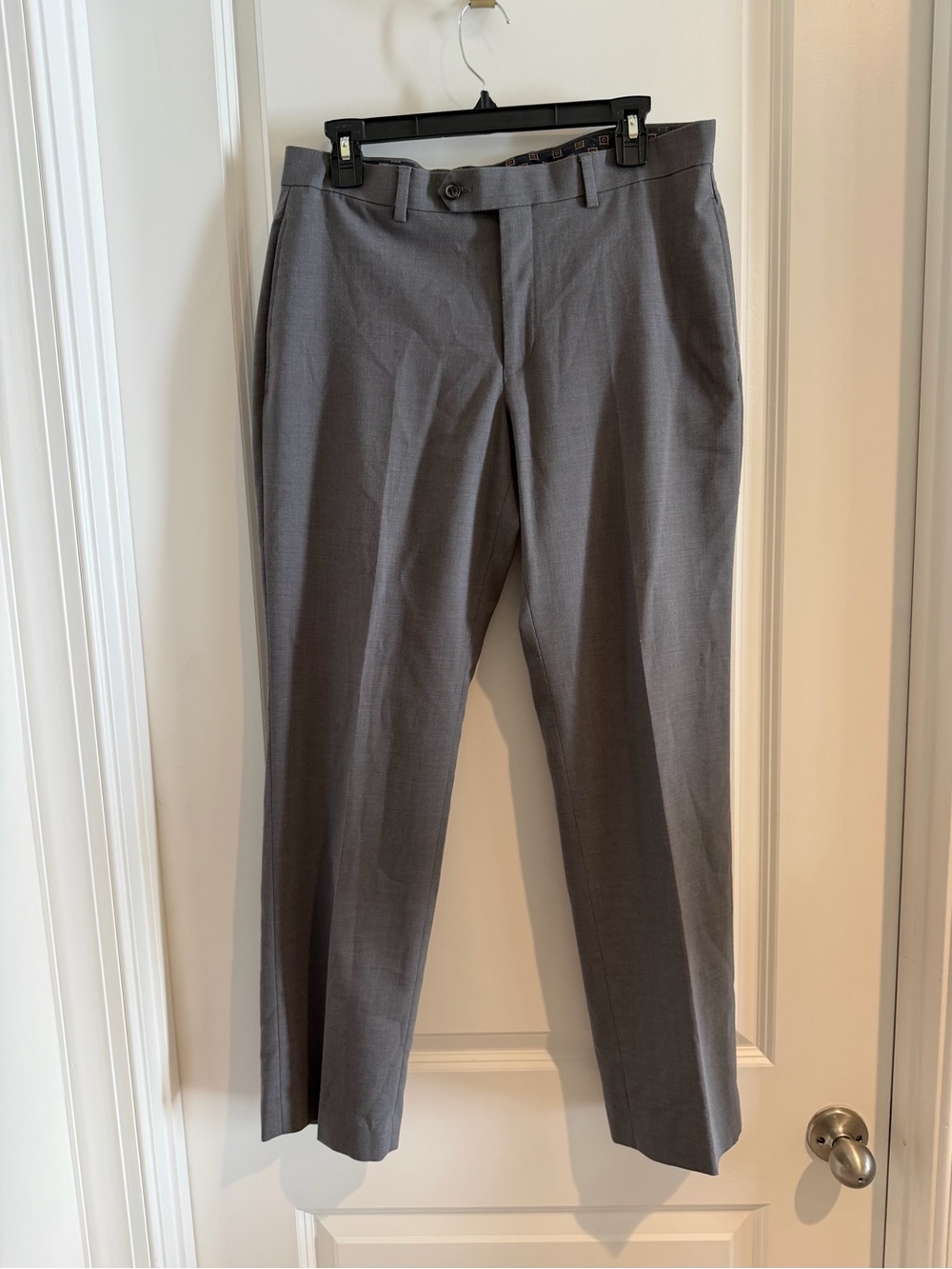 Ralph Lauren Men's Gray Dress Trousers - Tailored Finish